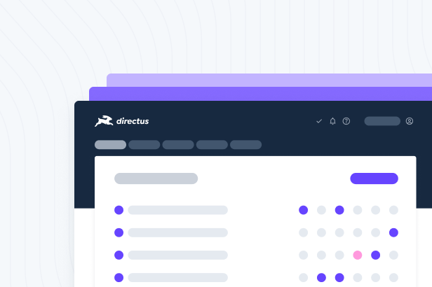 Vue simplifiée de l'interface Directus